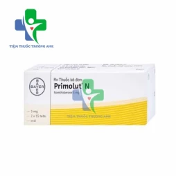 Primolut N 5mg Bayer - Thuốc trị rối loạn kinh nguyệt